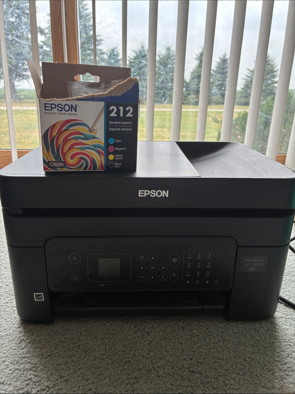 Epson WorkForce WF-2830 Black All-in-One Printer